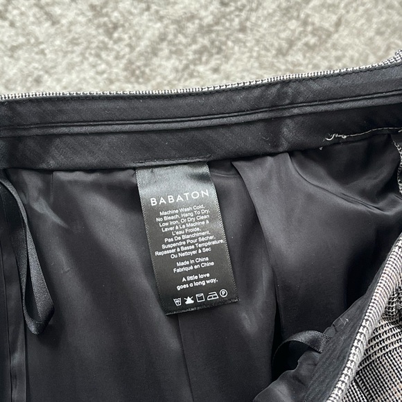 Aritzia Babaton Rosemarie Wide Leg new Houndstooth Business Formal  Casual Pant - Picture 15 of 17